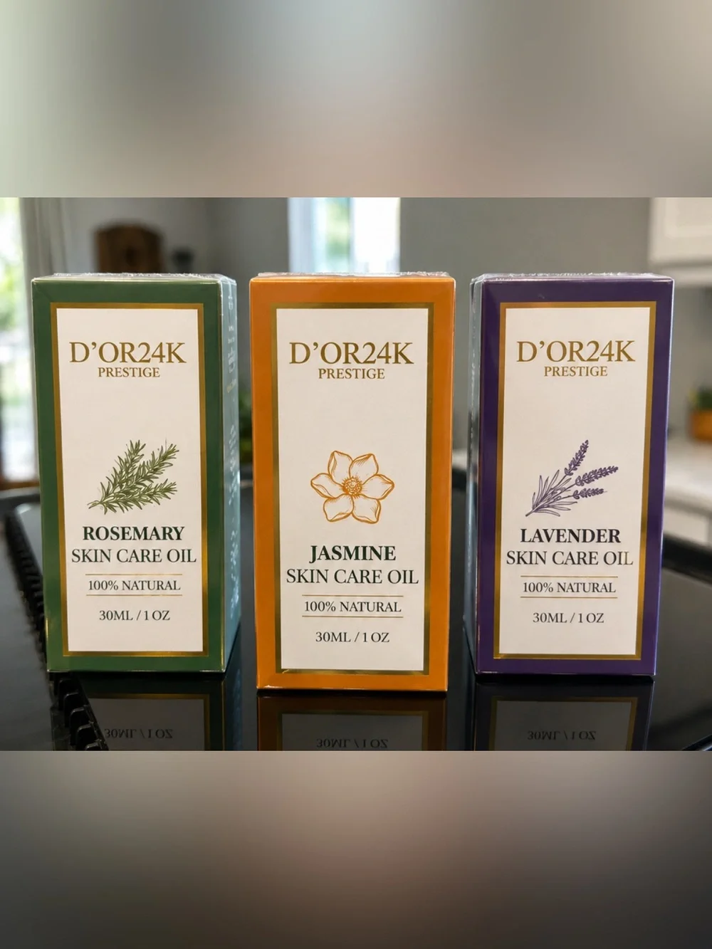 Rosemary,lavender,Jasmine Skin Care Oil - Orange